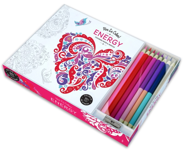 Vive Le Color! Energy (Coloring Book and Pencils) : Color Therapy Kit, Kit Book