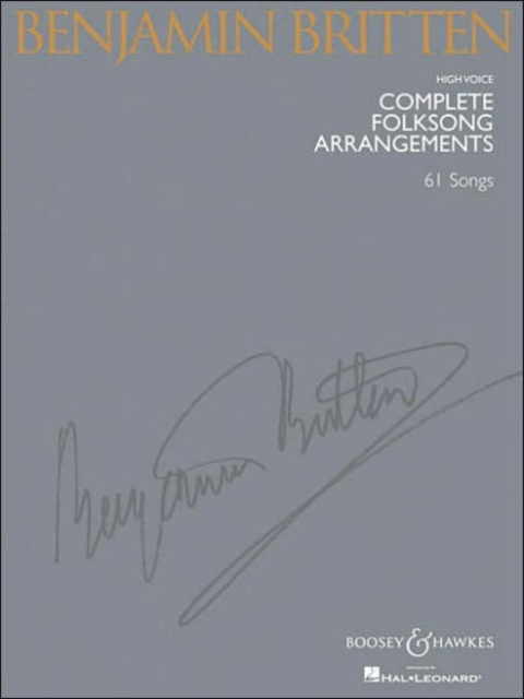 Complete Folksong Arrangements - 61 Songs, Sheet music Book