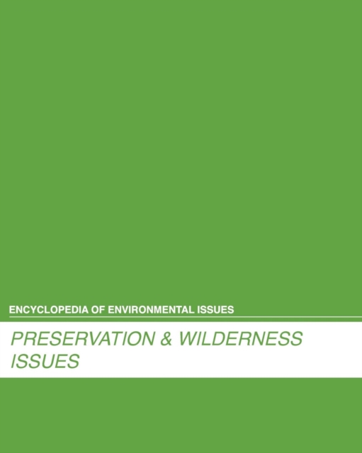 Preservation & Wilderness, Hardback Book