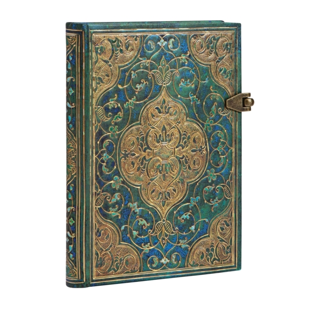 Turquoise Chronicles Mini Lined Hardcover Journal, Hardback Book