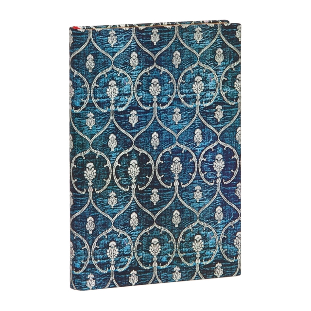 Blue Velvet Mini Lined Hardcover Journal, Hardback Book