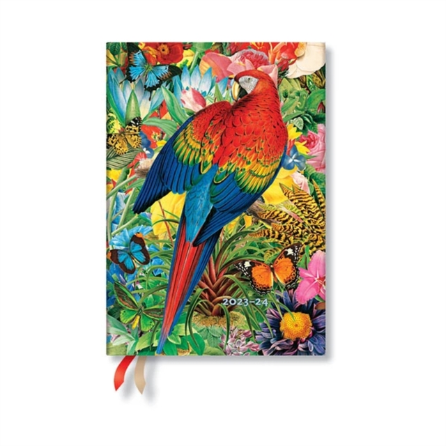 Tropical Garden (Nature Montages) Midi 18-month Dayplanner 2024, Hardback Book
