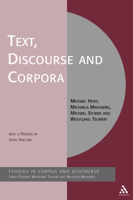 Text, Discourse and Corpora : Theory and Analysis, PDF eBook