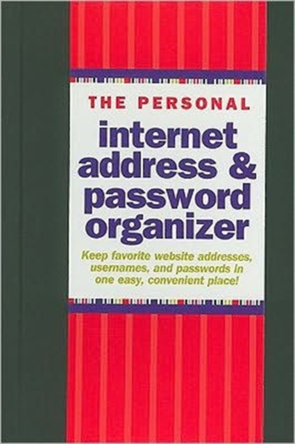 Internet Address Password Log Black, Diary Book