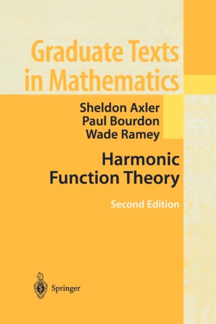 Harmonic Function Theory, Paperback Book