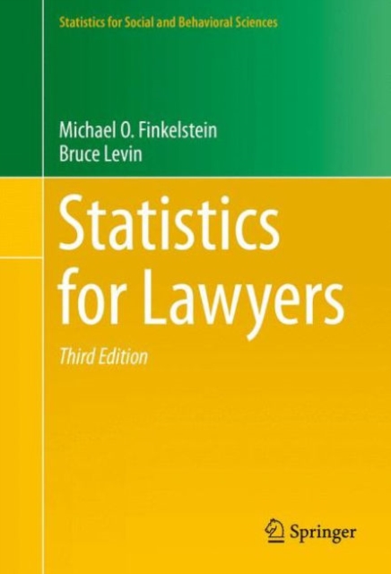 Statistics for Lawyers, Hardback Book