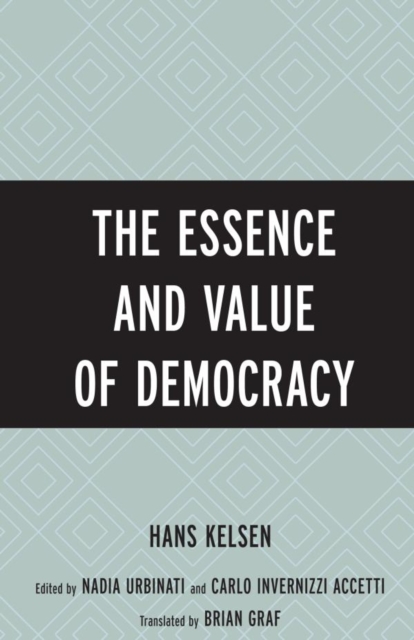 Essence and Value of Democracy, EPUB eBook