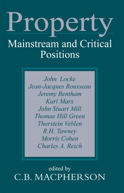 Property : Mainstream and Critical Positions, PDF eBook