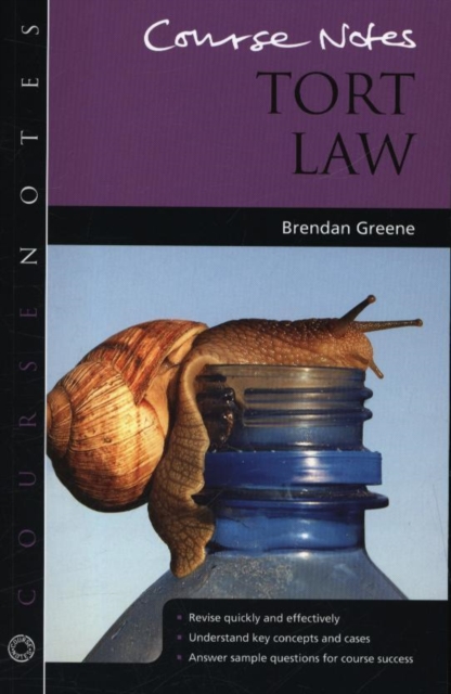 Course Notes: Tort Law, Paperback / softback Book
