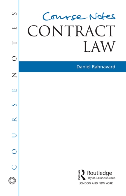 Course Notes: Contract Law, PDF eBook