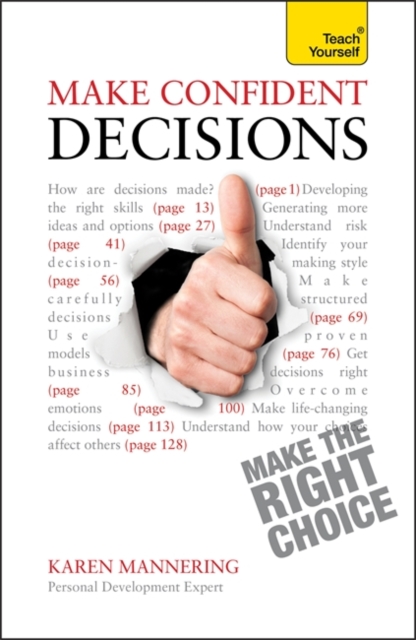 Make Confident Decisions: Teach Yourself, Paperback Book