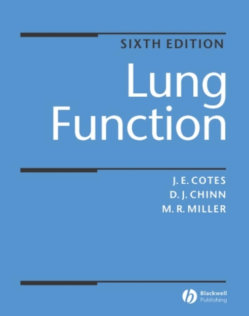 Lung Function : Physiology, Measurement and Application in Medicine, PDF eBook