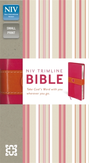 NIV Trimline Bright Pink/Orange Duo-Tone Bible : New International Version, Hardback Book