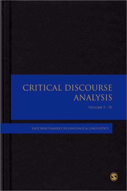 Critical Discourse Analysis, Multiple-component retail product Book