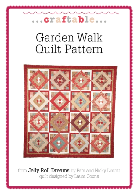 Garden Walk Quilt Pattern, EPUB eBook