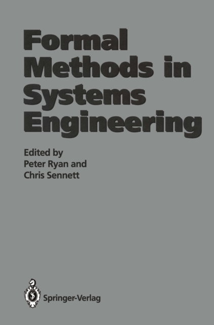 Formal Methods in Systems Engineering, PDF eBook