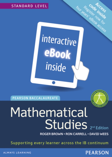 Pearson Baccalaureate Mathematical Studies 2nd edition ebook only edition for the IB Diploma, Electronic book text Book