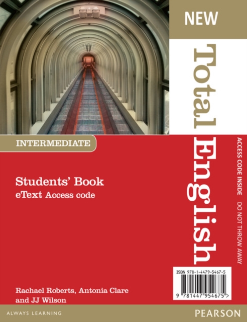 New Total English Intermediate eText Students' Book Access Card, Digital product license key Book