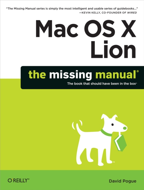 Mac OS X Lion: The Missing Manual, EPUB eBook