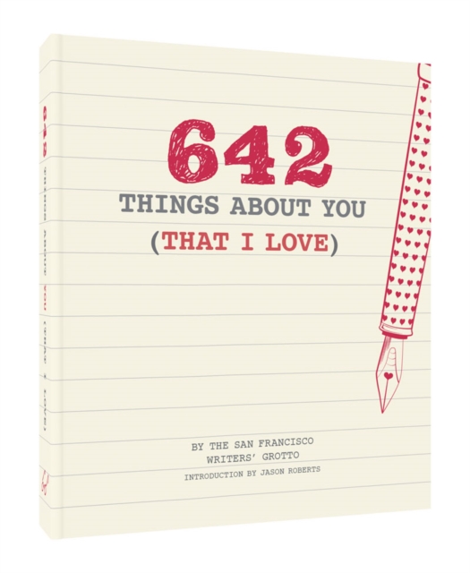 642 Things About You (That I Love), Diary or journal Book