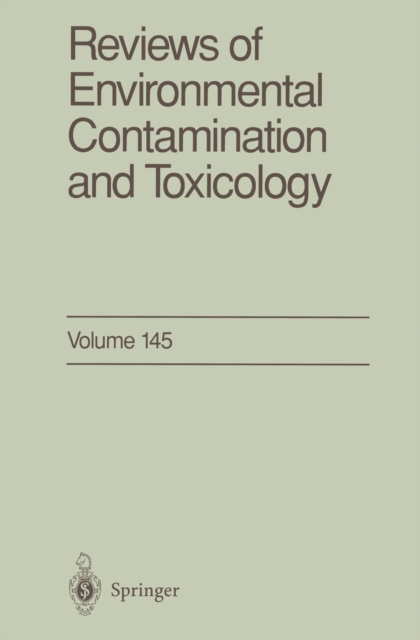 Reviews of Environmental Contamination and Toxicology, PDF eBook