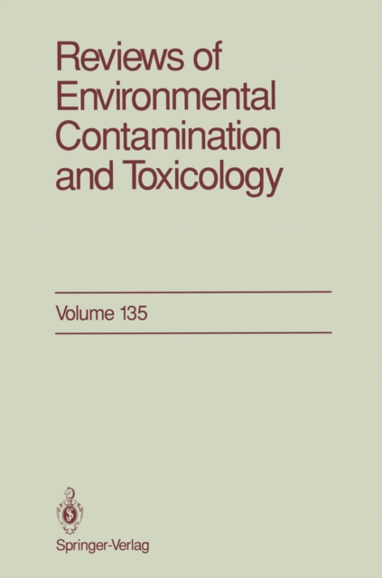 Reviews of Environmental Contamination and Toxicology, PDF eBook