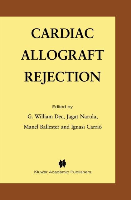 Cardiac Allograft Rejection, Paperback / softback Book
