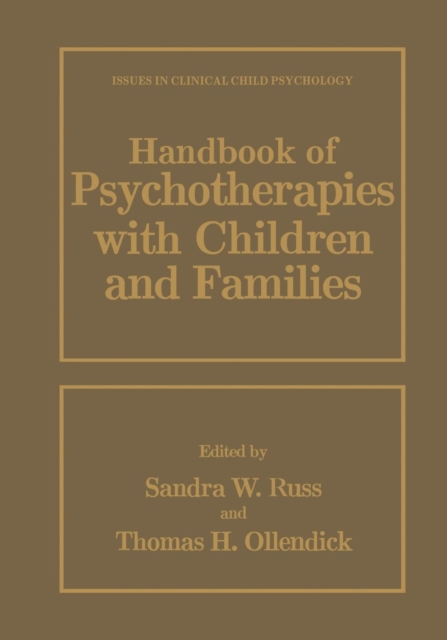 Handbook of Psychotherapies with Children and Families, Paperback / softback Book