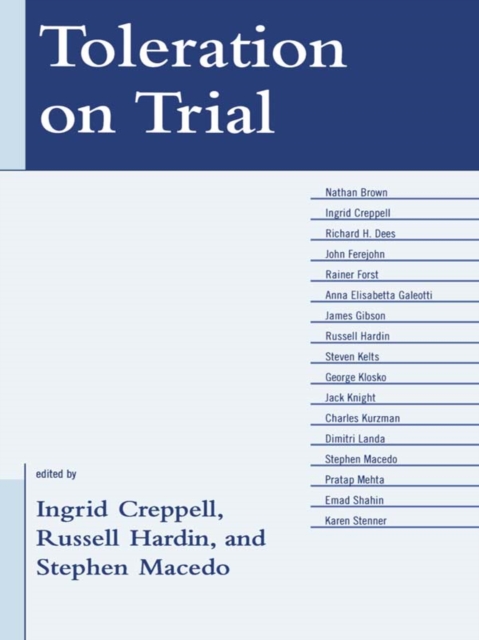 Toleration on Trial, EPUB eBook