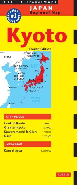 Kyoto Travel Map Fourth Edition, EPUB eBook