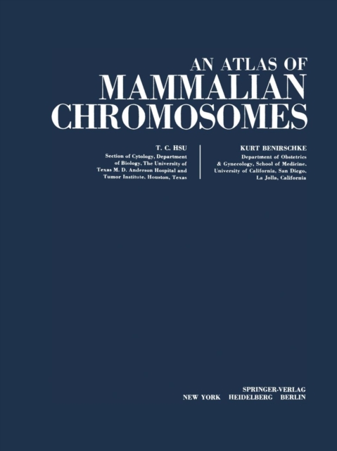 An Atlas of Mammalian Chromosomes : Volume 7, Paperback / softback Book
