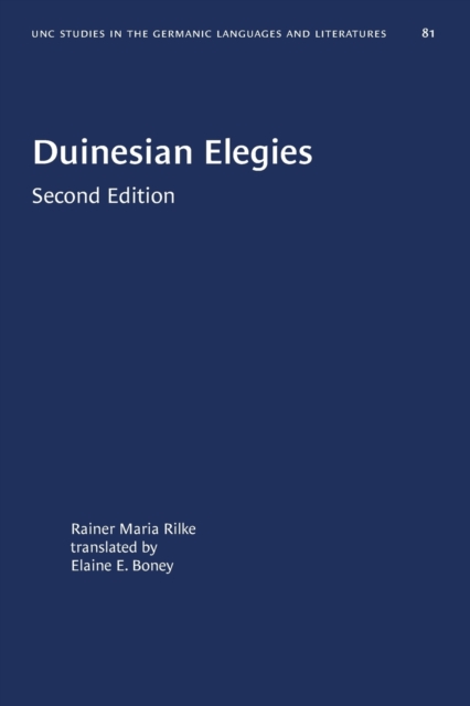 Duinesian Elegies, Paperback / softback Book