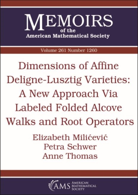 Dimensions of Affine Deligne-Lusztig Varieties: A New Approach Via Labeled Folded Alcove Walks and Root Operators, Paperback / softback Book