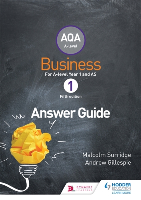 AQA Business for A Level 1 (Surridge & Gillespie): Answers, Paperback / softback Book