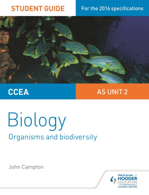 CCEA AS Unit 2 Biology Student Guide: Organisms and Biodiversity, Paperback / softback Book