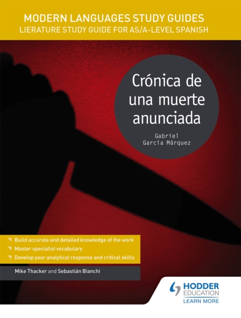 Modern Languages Study Guides: Cronica de una muerte anunciada : Literature Study Guide for AS/A-level Spanish, Paperback / softback Book