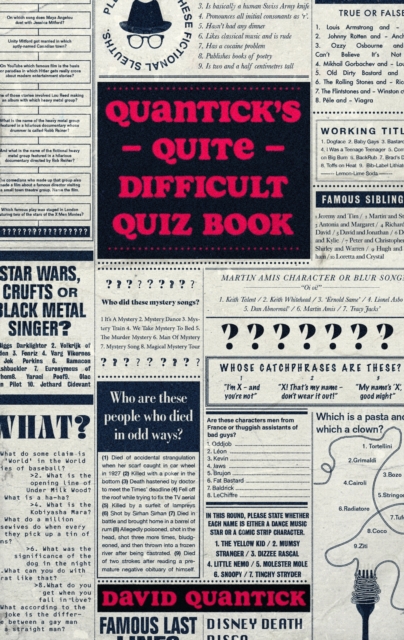 Quantick's Quite Difficult Quiz Book, EPUB eBook