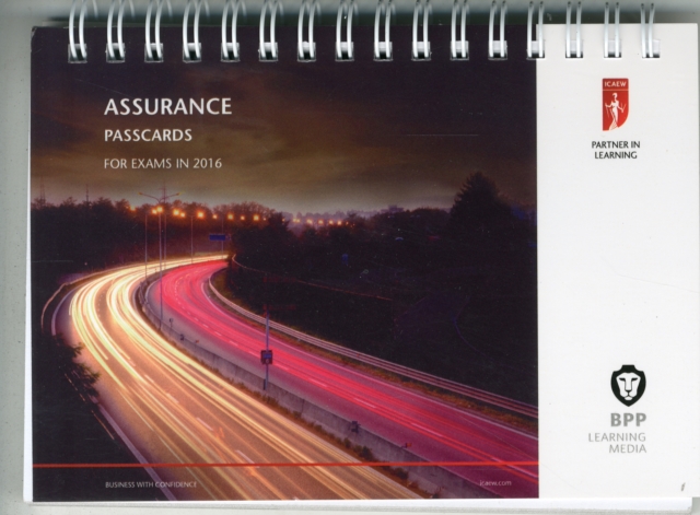 ICAEW Assurance : Passcards, Spiral bound Book