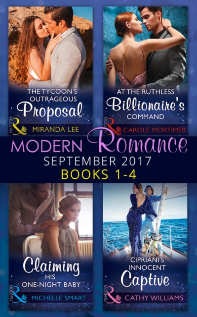 Modern Romance September 2017 Books 1 - 4, EPUB eBook