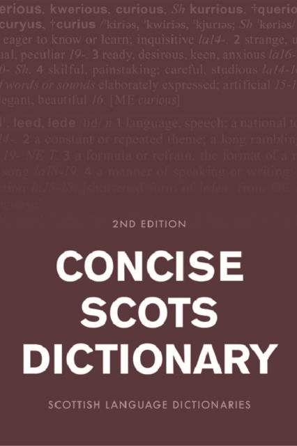 Concise Scots Dictionary : Second Edition, Hardback Book