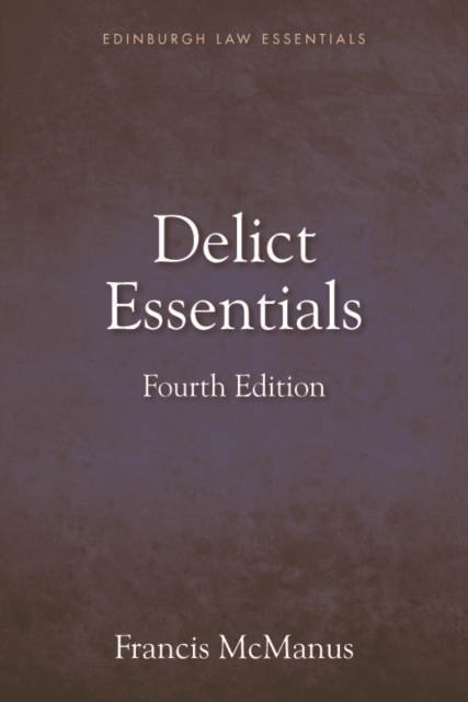 Delict Essentials, Hardback Book