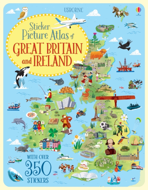 Sticker Picture Atlas of Great Britain and Ireland, Paperback / softback Book