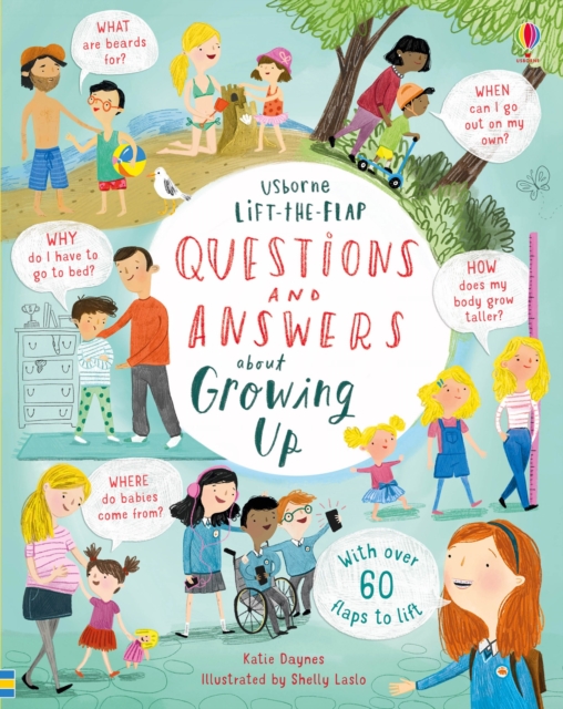 Lift-the-flap Questions and Answers about Growing Up, Board book Book