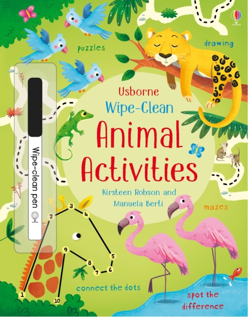 Wipe-Clean Animal Activities, Paperback / softback Book