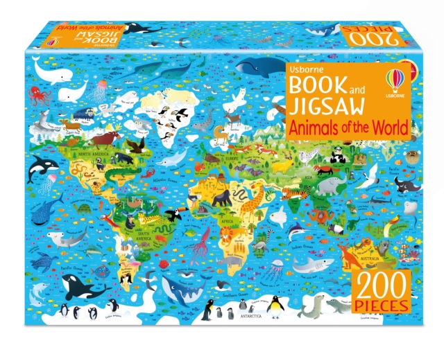 Usborne Book and Jigsaw Animals of the World, Paperback / softback Book