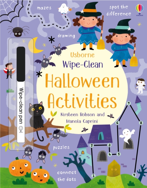 Wipe-Clean Halloween Activities : A Halloween Book for Children, Paperback / softback Book
