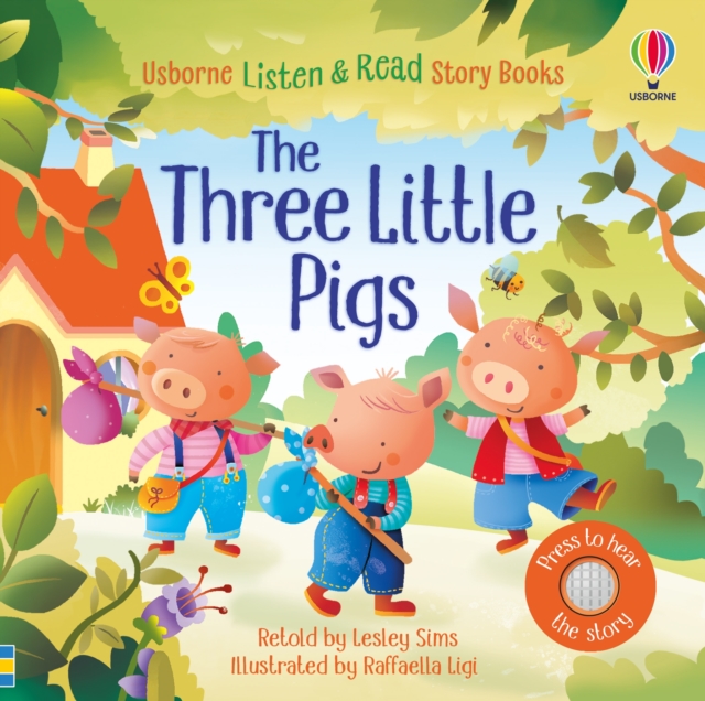 Listen and Read: The Three Little Pigs, Board book Book