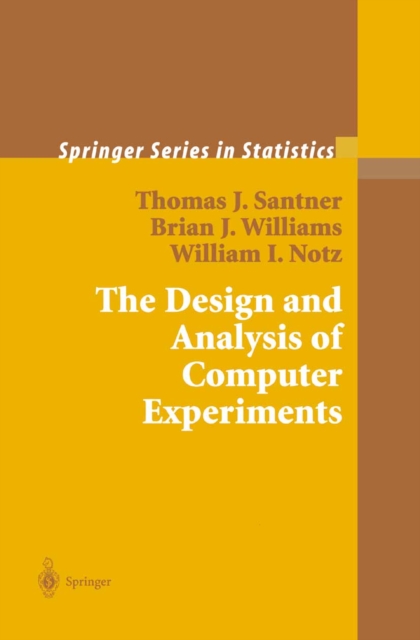 The Design and Analysis of Computer Experiments, PDF eBook