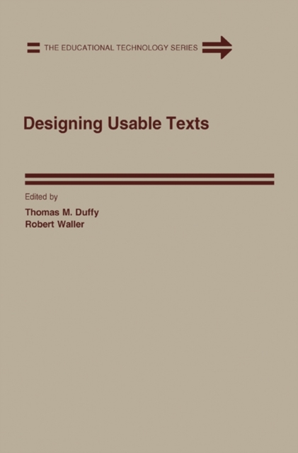 Designing Usable Texts, EPUB eBook