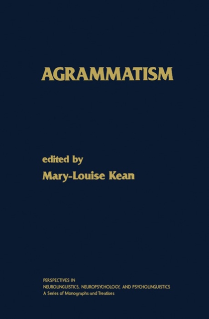 Agrammatism, EPUB eBook